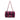 Purple Chanel Medium Classic Tweed Double Flap Shoulder Bag