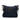 Blue Prada Saffiano Trimmed Tessuto Zip Top Crossbody