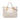 Gray Prada Soft Calf Open Convertible Tote Satchel - Designer Revival