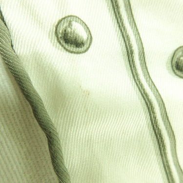 Green Hermès Vif Argent Silk Triangle Scarf Scarves