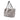 Gold Burberry Metallic Woven Leather Tote