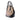 Beige Burberry Medium Haymarket Check Coated Canvas Orchard Bowling Bag Satchel
