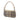 Beige Burberry Smoke Check Coated Canvas Shoulder Bag