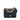 Blue Chanel CC Quilted Lambskin Triple Pearl Chain Flap Satchel