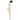 Gold Chanel CC Gold Plated Strass Faux Pearl Flower Pendant Necklace