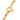 Gold Chanel Gold Plated Triple CC Pendant Necklace - Designer Revival