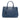 Blue Prada Medium Saffiano Lux Galleria Double Zip Satchel