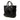 Black Prada Impuntu Vernice Convertible Tote Satchel