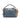 Blue Fendi Leather Selleria Lei Whipstitch Satchel - Designer Revival