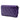 Purple Chanel CC Quilted Patent Wallet On Chain Shoulder Bag
