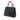 Black Prada Medium Bicolor Saffiano Cuir Double Satchel