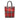 Red Burberry House Check Nylon Handbag
