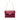 Purple Chanel CC Choco Bar Lambskin Beaded Chain Flap Shoulder Bag