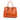 Orange Prada Medium Saffiano Cuir Double Satchel - Designer Revival