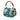 Green Gucci Medium Calfskin Blooms Bamboo Top Handle Bag Satchel