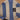 Blue Fendi Mini Zucca Jacquard Roll Satchel