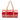 Red Louis Vuitton Monogram Vernis Bedford Handbag
