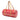 Red Louis Vuitton Monogram Vernis Bedford Handbag