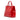 Red Prada Large Saffiano Vernice Galleria Satchel - Designer Revival