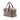 Beige Gucci GG Canvas Web Duffle Bag