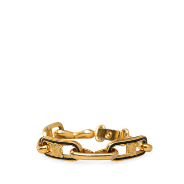 Gold Celine Triomphe Chain Bracelet - Designer Revival