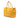 Yellow Prada City Calf Leather Buckle Tote