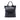 Black Bottega Veneta Intrecciato Trimmed Nappa Convertible Tote Satchel