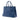 Blue Prada Large Saffiano Lux Galleria Double Zip Tote Satchel