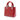 Red Dior Medium Patent Cannage Lady Dior Satchel