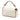 Beige Fendi Zucca Embroidered Canvas Baguette Satchel