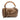 Brown Gucci Medium Calfskin New Bamboo Top Handle Bag Satchel
