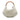 White Gucci Guccissima Bamboo Peggy Satchel