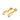 Gold Chanel Gold Plated CC Drop Clip On Earrings