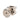Silver Hermès Palladium Plated Enamel Cage D H Push Back Earrings