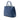 Blue Prada Large Saffiano Lux Galleria Double Zip Tote