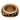 Gold Louis Vuitton Lacquered Wood Leomonogram Ring S