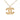 Gold Chanel CC Gold Plated Pendant Necklace