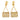 Gold Chanel Gold Plated Flap Bag Drop Clip On Earrings - Designer Revival