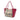 Red Burberry Small Haymarket Check Canvas and Leather Canterbury Tote