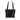 Black Chanel CC Chocolate Bar Lambskin Tote - Designer Revival