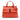 Orange Gucci Small Leather Bamboo Daily Satchel