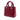Red Dior Medium Patent Cannage Lady Dior Satchel