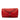 Red Chanel Medium Grained Calfskin Natural Beauty Flap Shoulder Bag