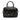 Black LOEWE Leather Anagram Studs Handbag
