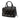 Black LOEWE Leather Anagram Studs Handbag