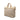 Beige Prada Raffia Crochet and Linen Fringe Shopping Tote Satchel