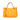 Orange Gucci Medium Leather Soho Chain Tote
