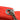 Red Fendi Midi Chain Baguette Satchel - Designer Revival