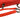 Red Fendi Midi Chain Baguette Satchel - Designer Revival