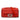 Red Fendi Midi Chain Baguette Satchel - Designer Revival